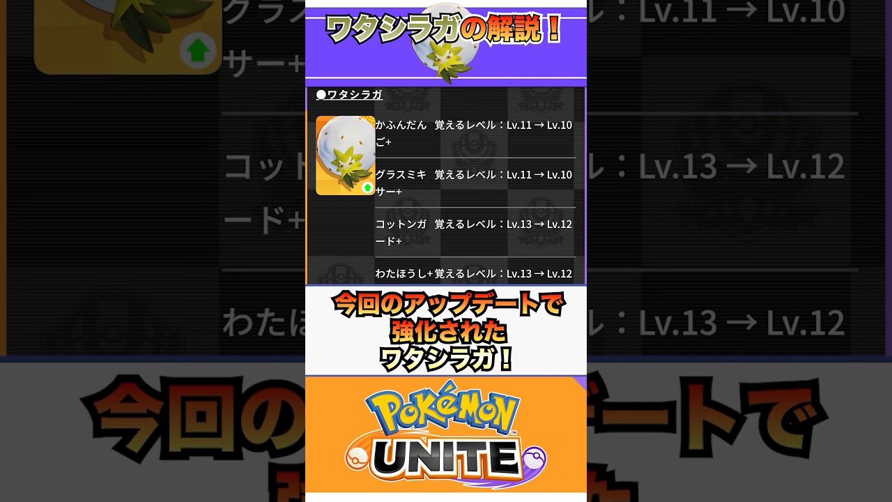 【ポケモンユナイト】アプデで強化！ワタシラガ！  #ポケモン #vtuber  #ポケモンユナイト
