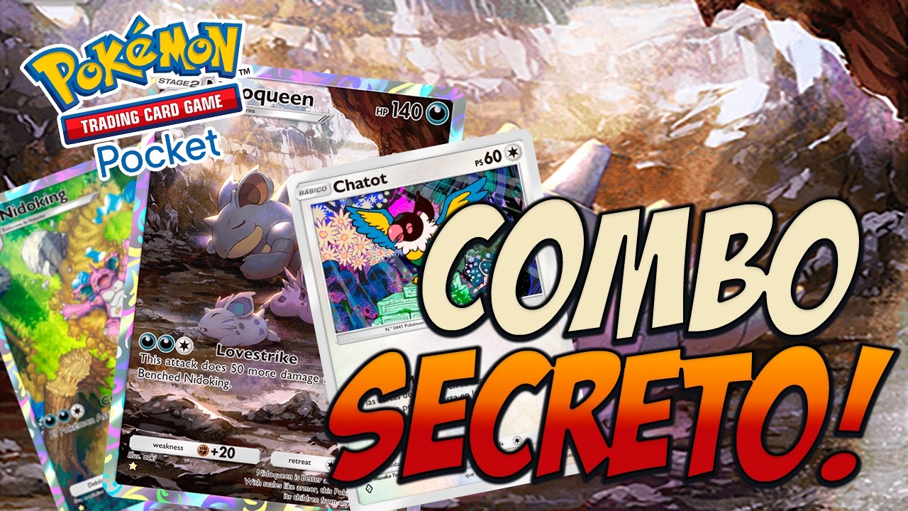 💥Deck Tech: ¡Este COMBO SECRETO de Nidoqueen es una LOCURA !💥Pokémon TCG Pocket español