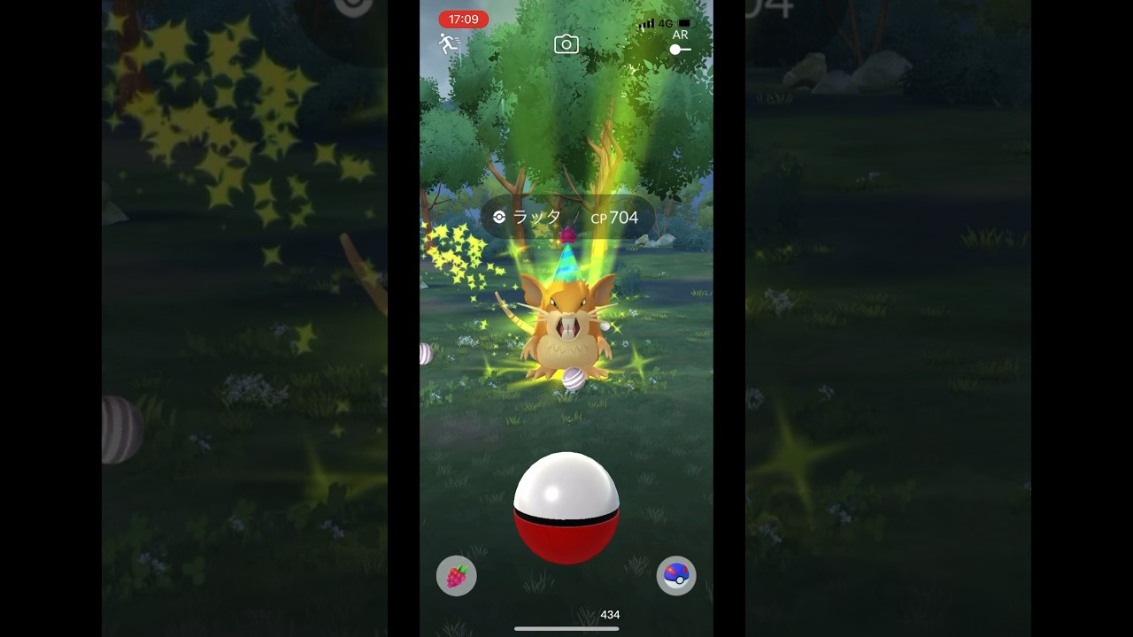 ポケモンgo パーティハットをかぶったラッタゲットチャレンジ　#pokemongo