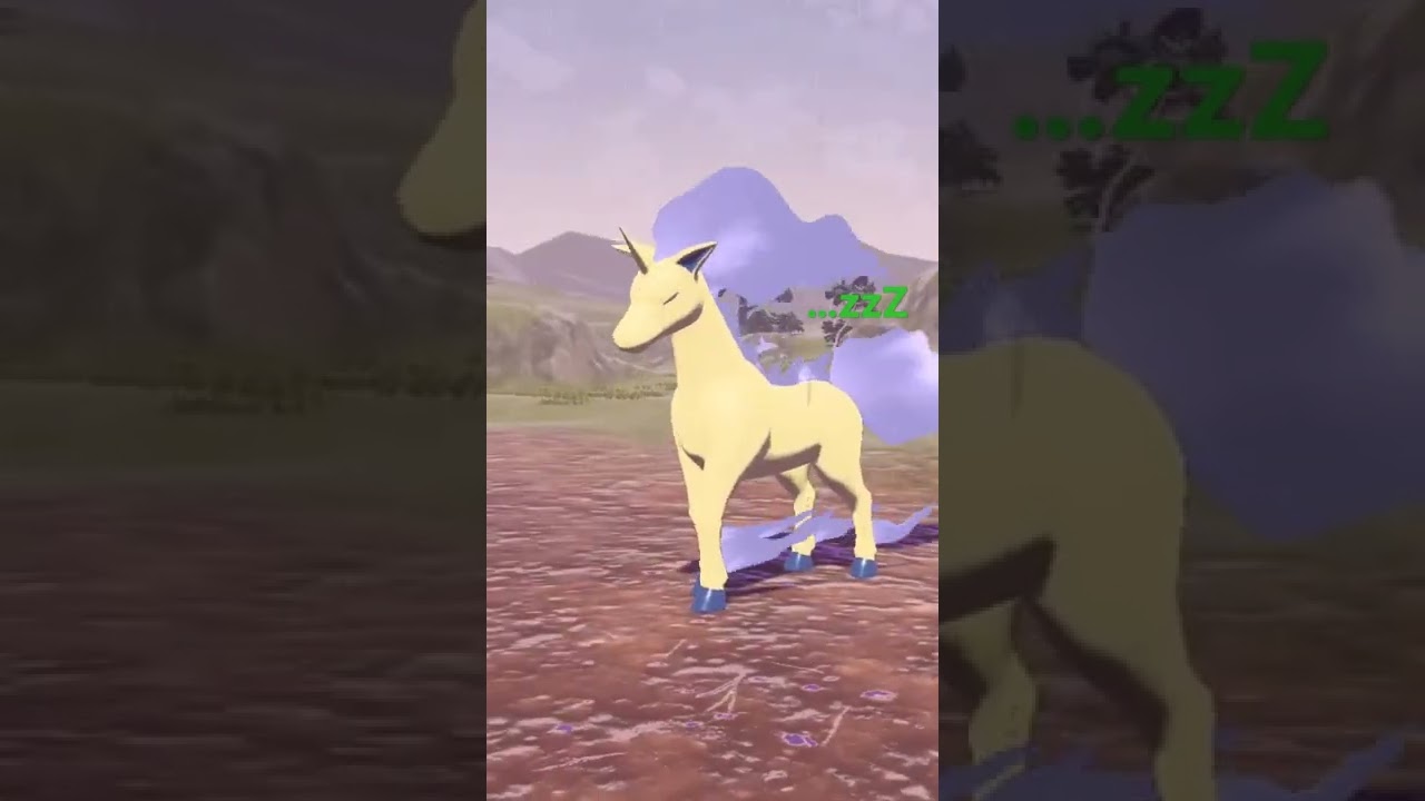 #Shots　ポケモン)おやすみギャロップ(アルセウス