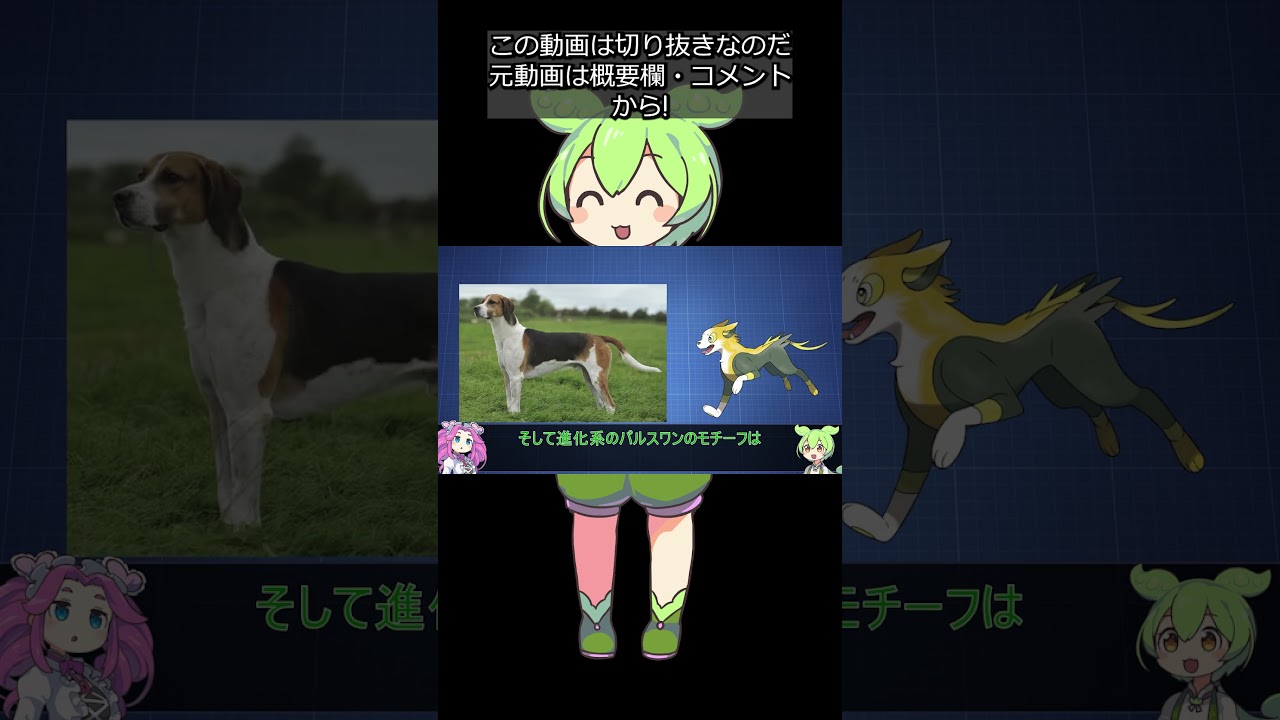【全犬ポケモン解説⑪】ワンパチ＆パルスワン #shorts #ずんだもん解説 #切り抜き