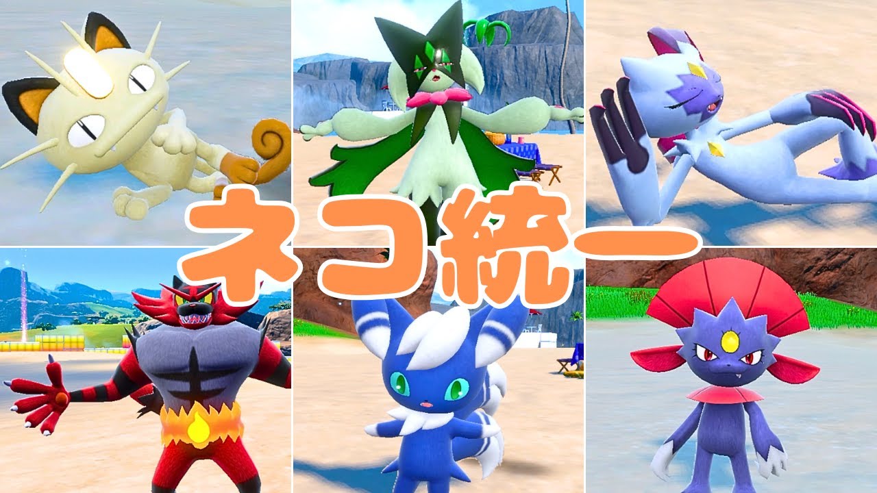 【レギュH】猫ポケモン統一でも勝てるのか！？【ポケモンSV】