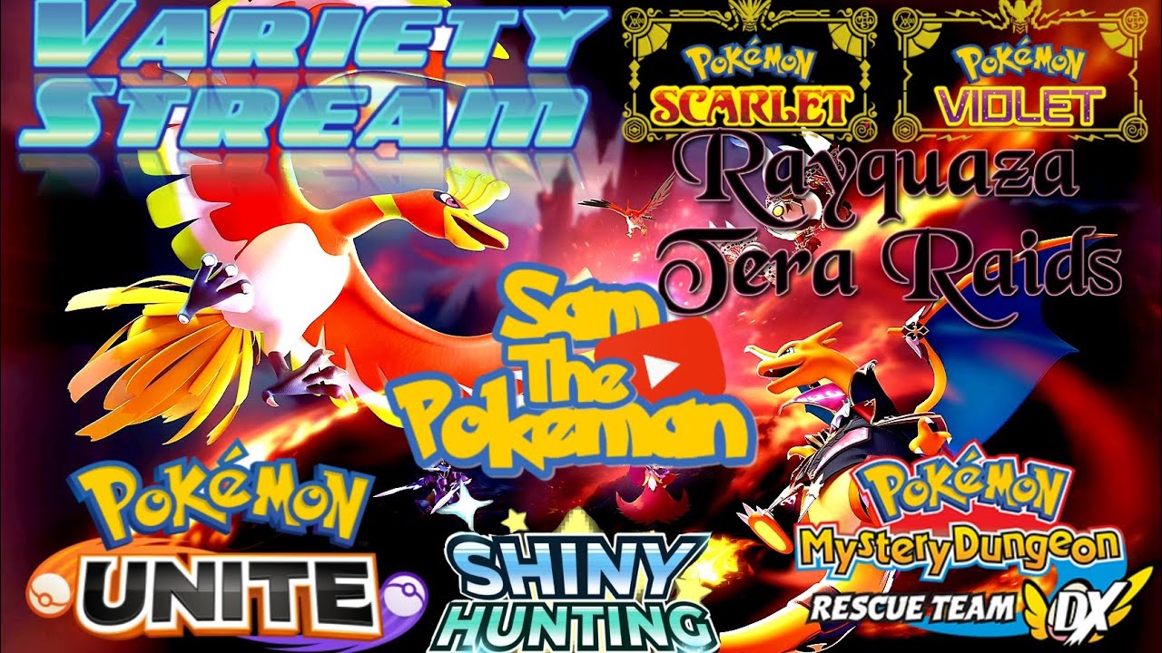 Variety Stream With Viewers!! - Shiny Rayquaza Tera Raids!