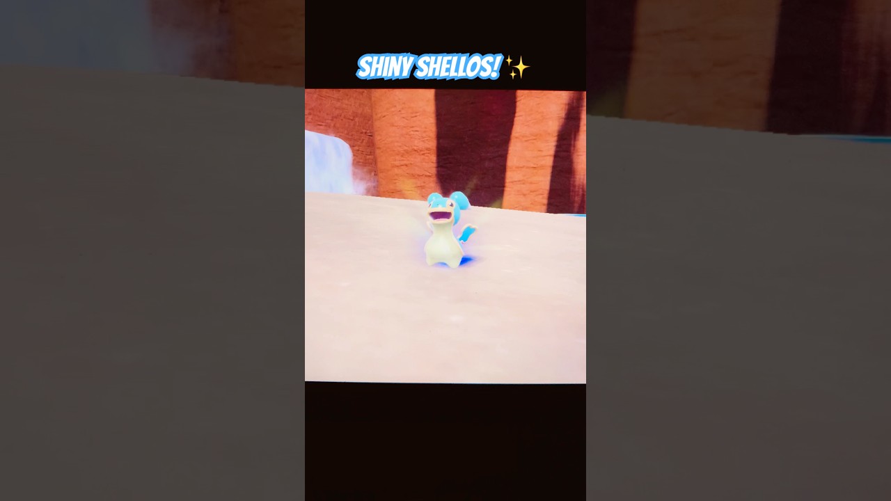 Shiny Shellos evolution! #pokemon #shinypokemon #gaming