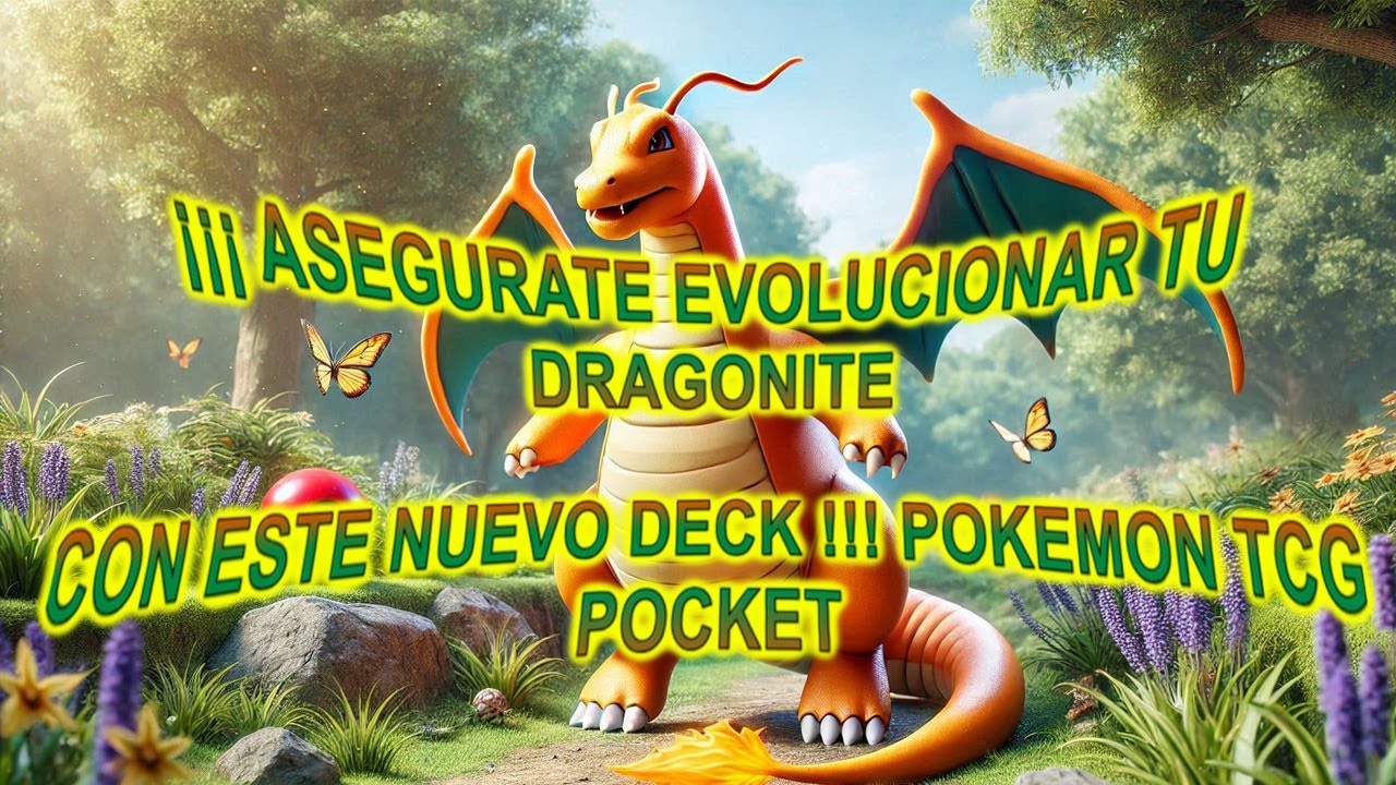 !!! CON  ESTE DECK TENDRAS DRAGONITE ATACANDO SI O SI!!! POKEMON TCG POCKET