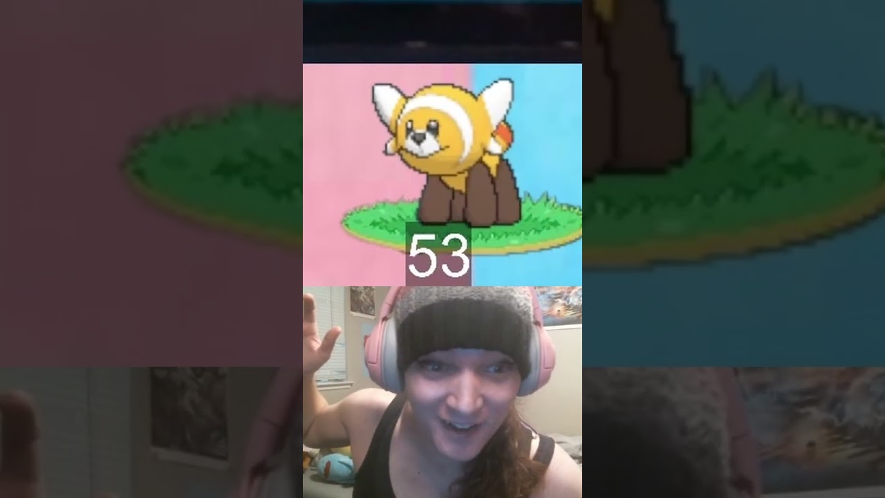 Shiny Stufful in Pokémon USUM! - SHINY SHOWCASE #shorts  #shinypokemon  #shinyreaction