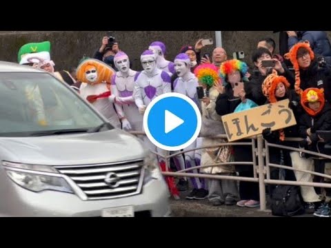 【箱根駅伝】フリーザ軍団、ランナーたちの沿道応援へ、早くもスタンバイ完了