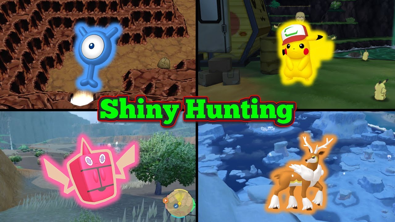 Shiny Hunting Unown, Cap Pikachu & Rotom!!! SLFD 1051/1264