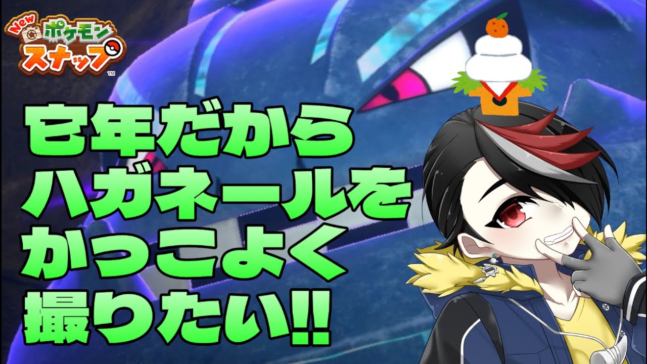 【New ポケモンスナップ】它年だからハガネールをかっこよく撮りたい!!【它年】