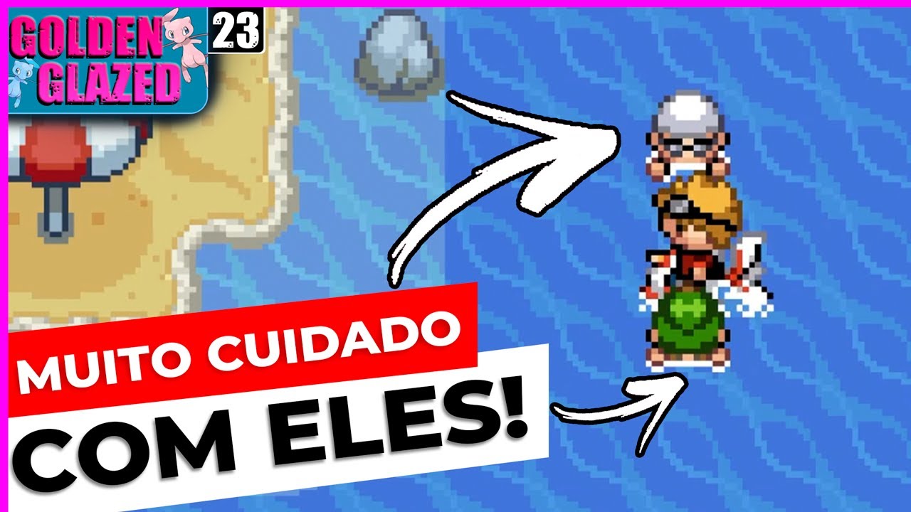 CUIDADO COM ESSA LUTA! ELES SÃO FORTES - POKEMON GOLDDEN GLAZED #22