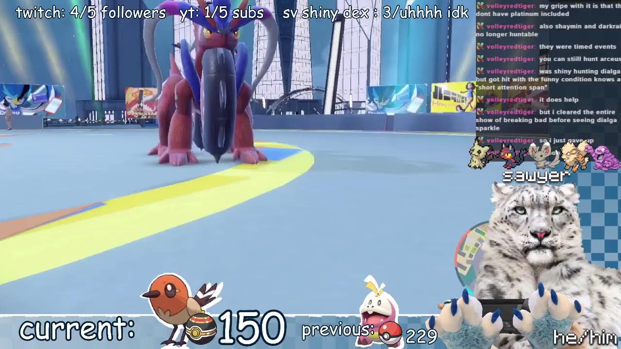 shiny hunting fletchling :3 (masuda method, no charm) pokemon scarlet