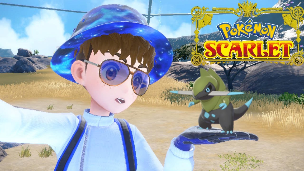 Shiny Fraxure hunting in Pokemon Scarlet during Rayquaza Event