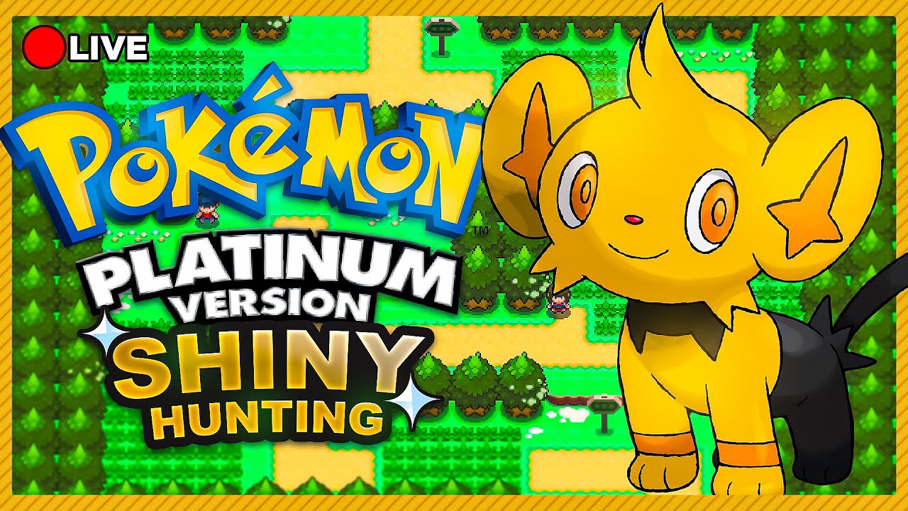 🔴 LIVE! Shiny Hunting SHINX in Pokémon Platinum!