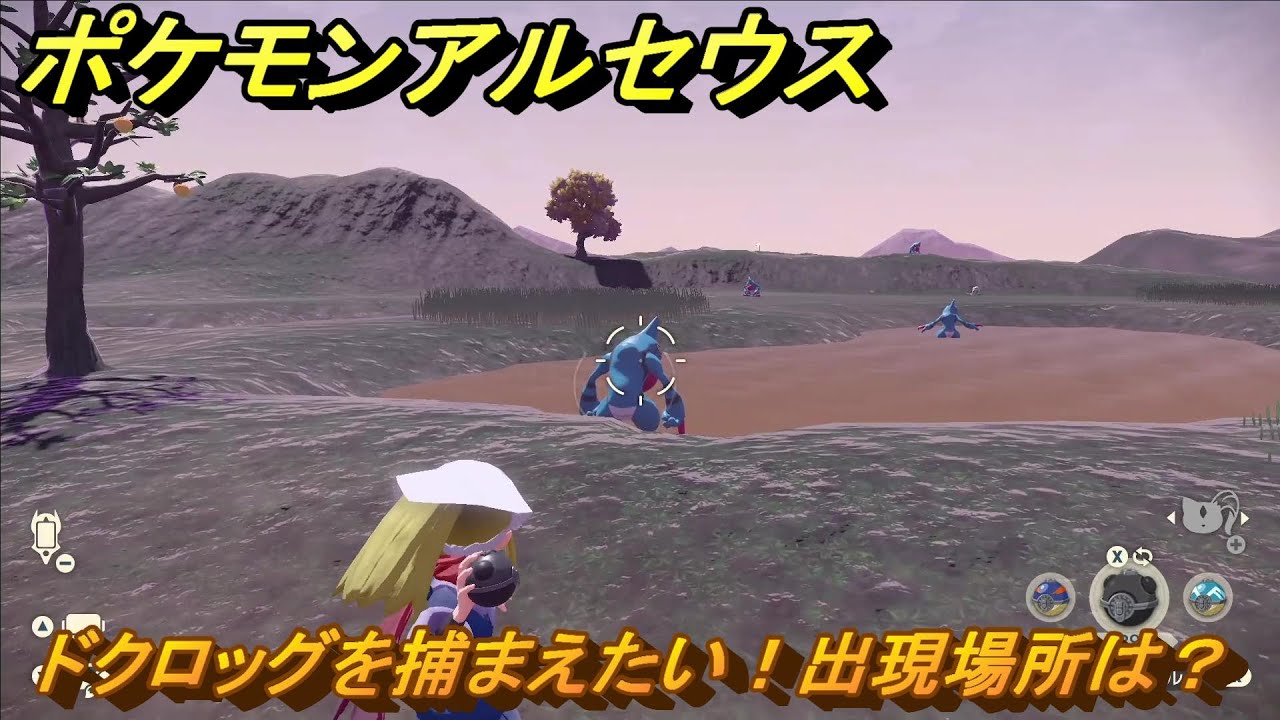 ポケモンアルセウス　ドクロッグを捕まえたい！出現場所は？　＃１７３　【Pokémon LEGENDS アルセウス】