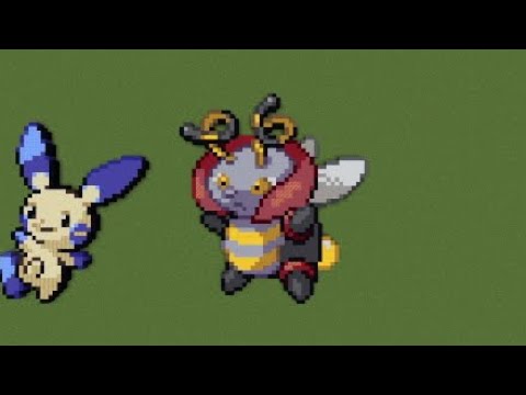 ［マイクラ］黙々とバルビートを作る［ポケモンドット絵］