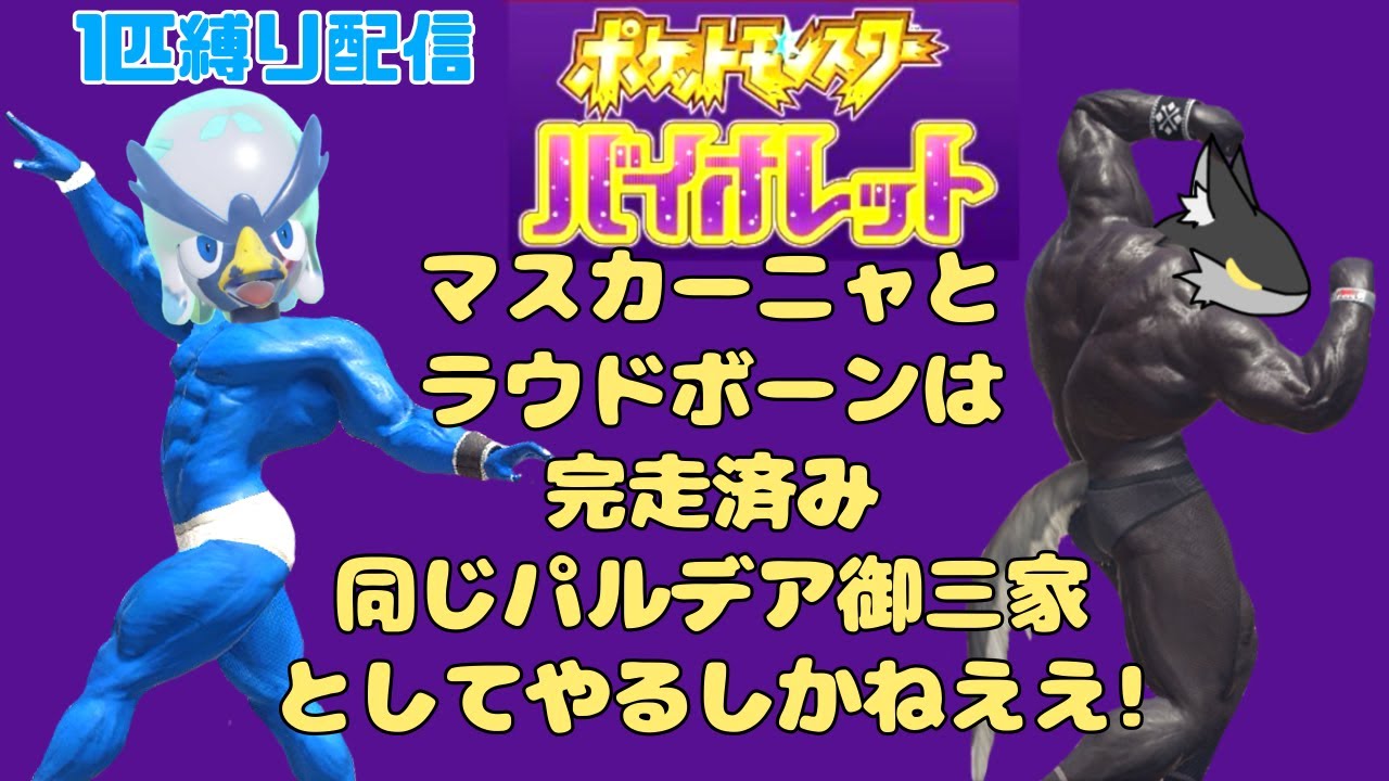 【1匹縛り配信】待たせたな、パルデア御三家のフィナーレをともに飾ろう！ゴルダック！　ポケモンスカーレット　part2