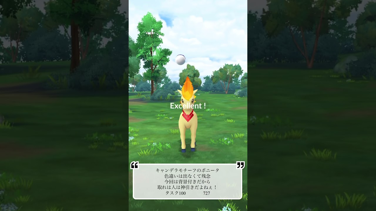 【ポケモンGO】キャンデラポニータゲッチャレ #ポケモン #ponyta  #ショート #キャンデラ  #pokemongo #shorts #ポニータ