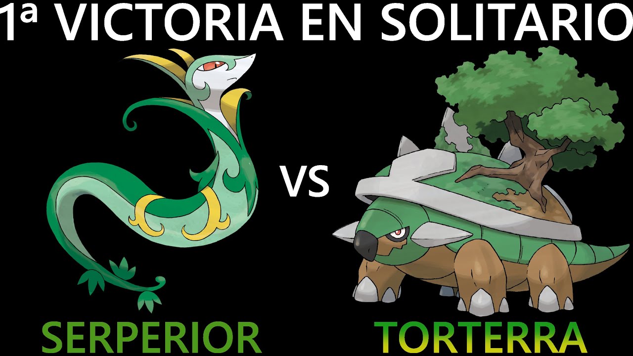 Pokémon Púrpura: Serperior se encarga de Torterra y le endosa su 1º derrota en solitario al galápago