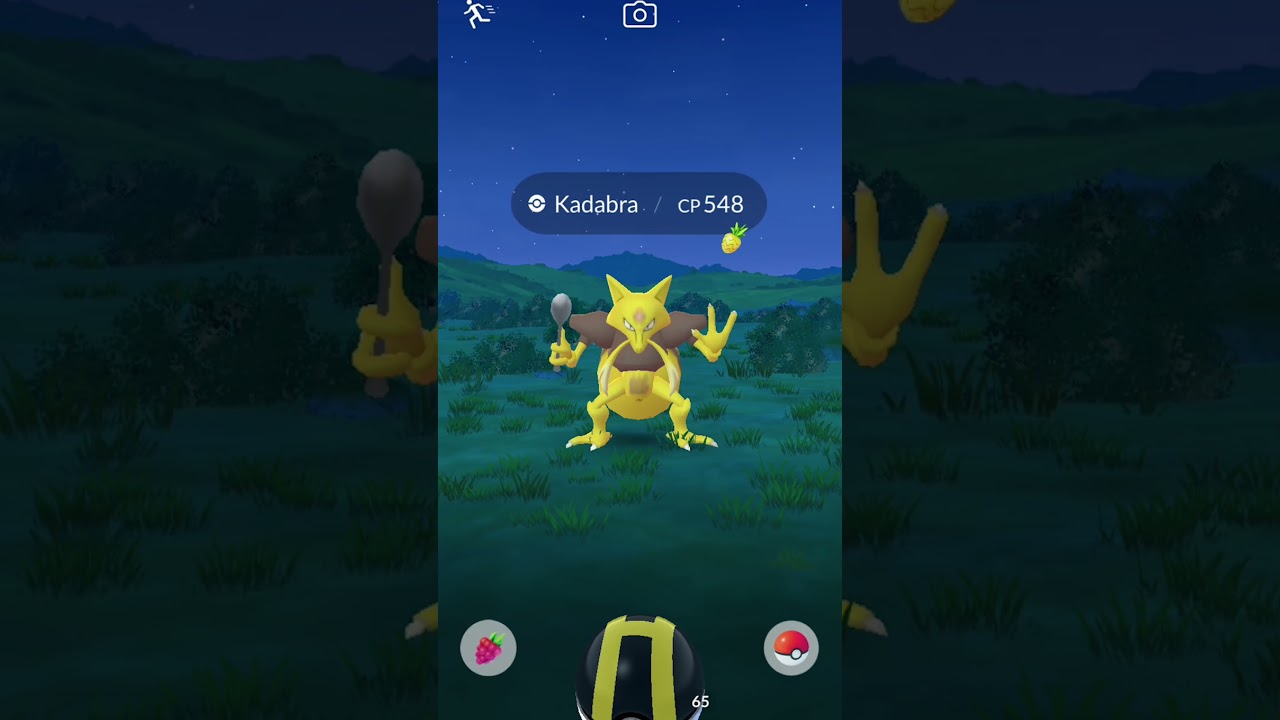 Caught a Kadabra in Pokémon GO!