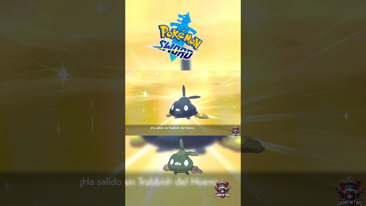 Me Sale un Trubbish Shiny a los 410 huevitos en Pokémon Sword #pokemonsword #trubbish #masudamethod