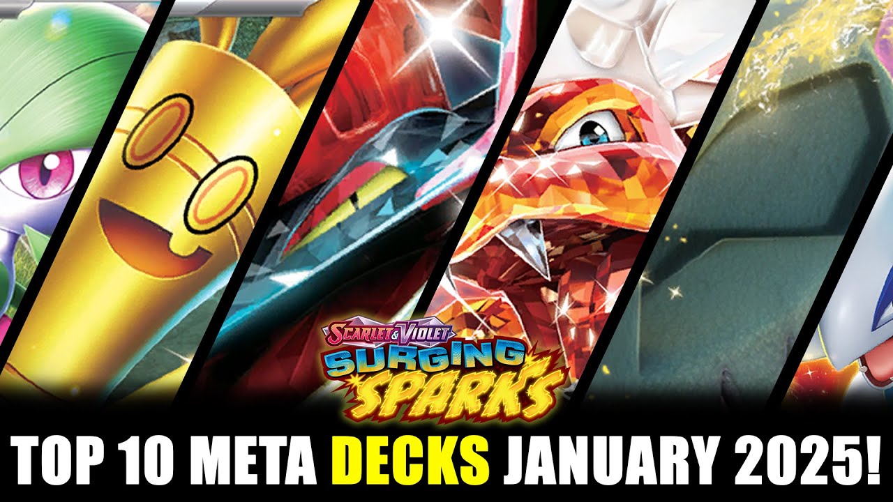 Top 10 Pokémon TCG Meta Decks for January 2025 – The Ultimate Guide For the Birmingham Regional!