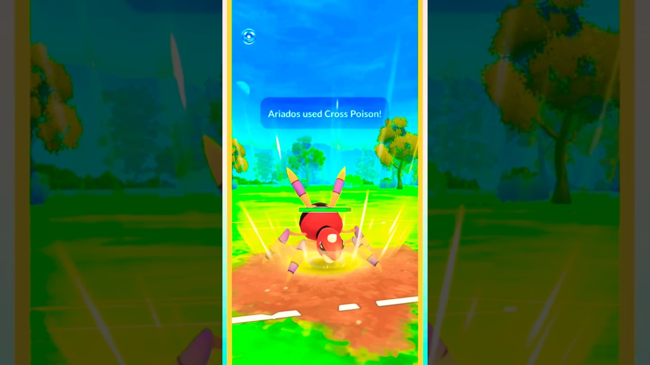 Ariados 😈 Jumpluff 🌿 Toxapex😈 ! Pokemon Go 🌈 #shorts #pvp #battleleague