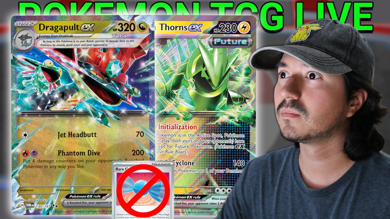 Climbing the Pokemon TCG Live Ladder with Dragapult Iron Thorns