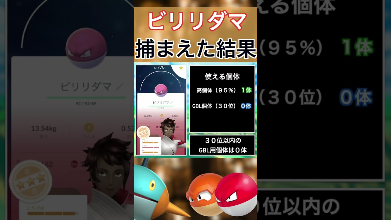 【ポケモンGO】田舎でビリリダマのスポットライトアワーをやった結果 #shorts #pokemon #ポケモンgo
