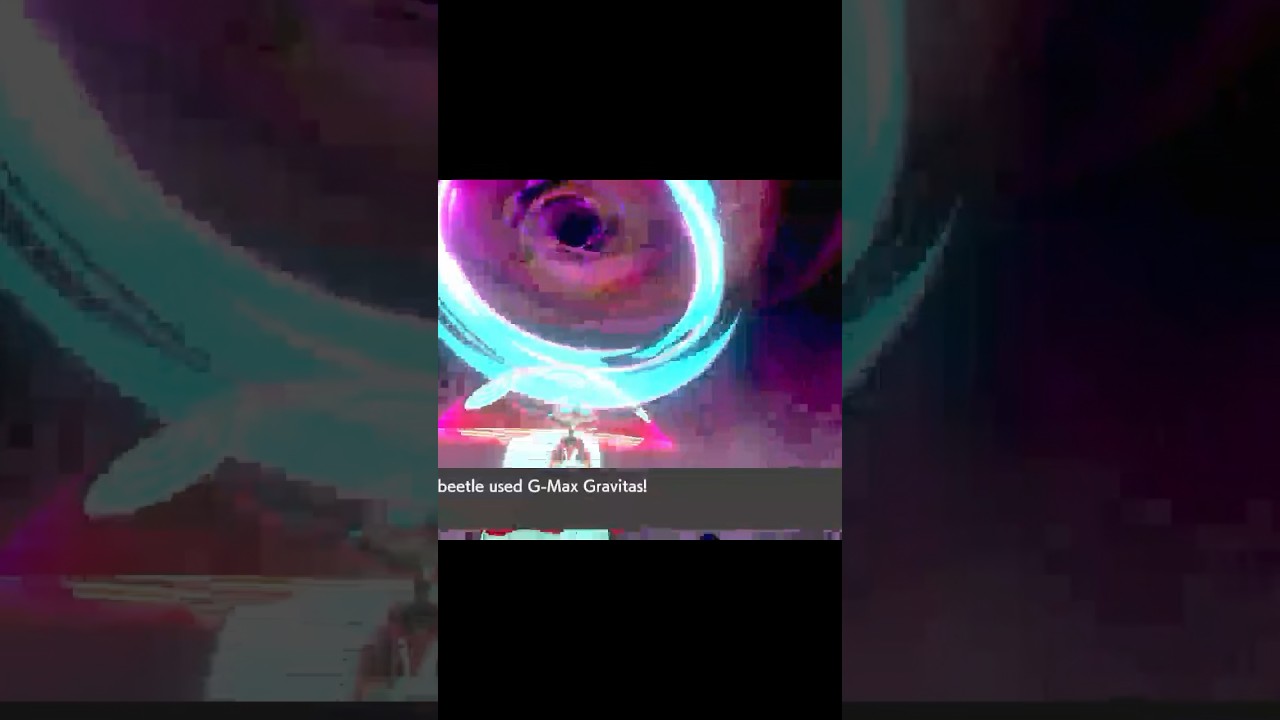 Pokémon Sword - Orbeetle Used G-Max Gravitas!