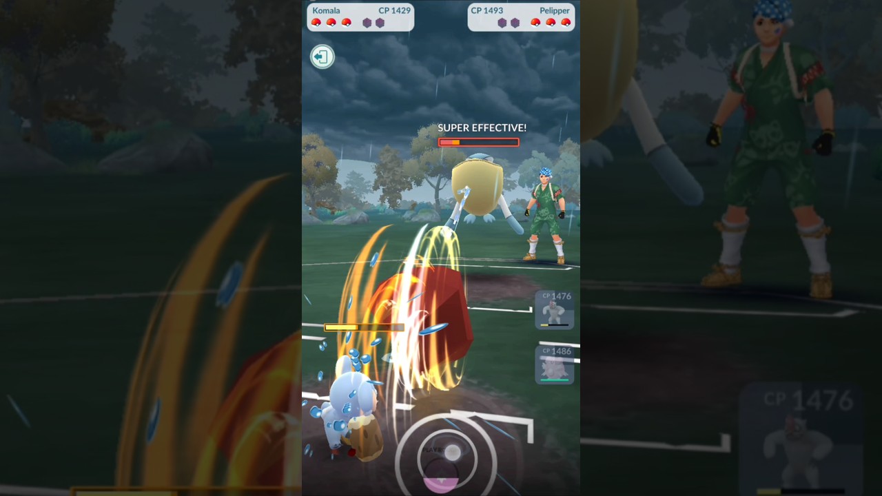 Pokémon Go But I can Use *Normal TYPE* Team in #pokemongo | #shortsfeed #pvp #gbl #komala #blissey