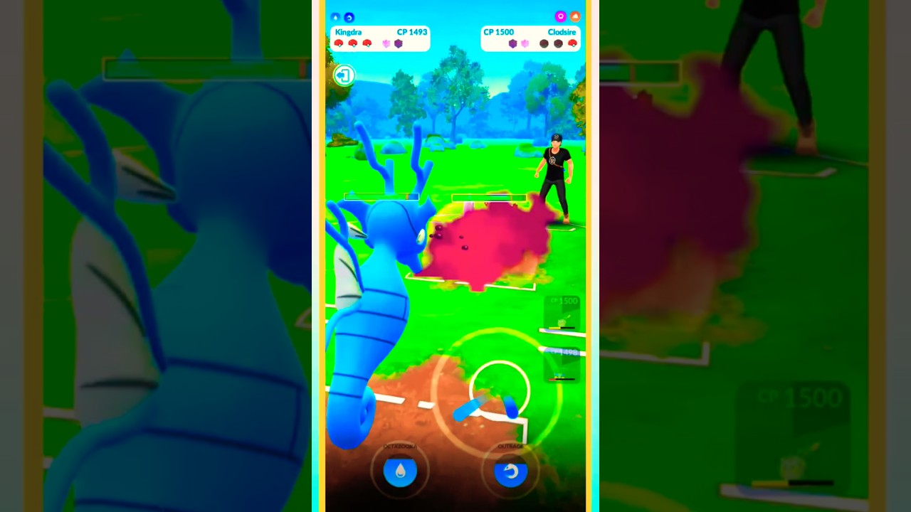 Kingdra 🌊 Togedemaru ⚡ Charjabug ⚡ ! Pokemon Go 🌈 #shorts #ytshorts #pokemongoshorts