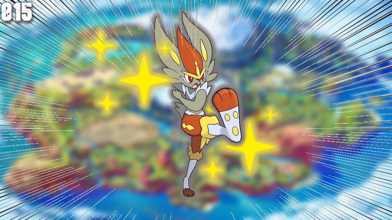 Shiny Cinderace In Pokemon Scarlet And Violet