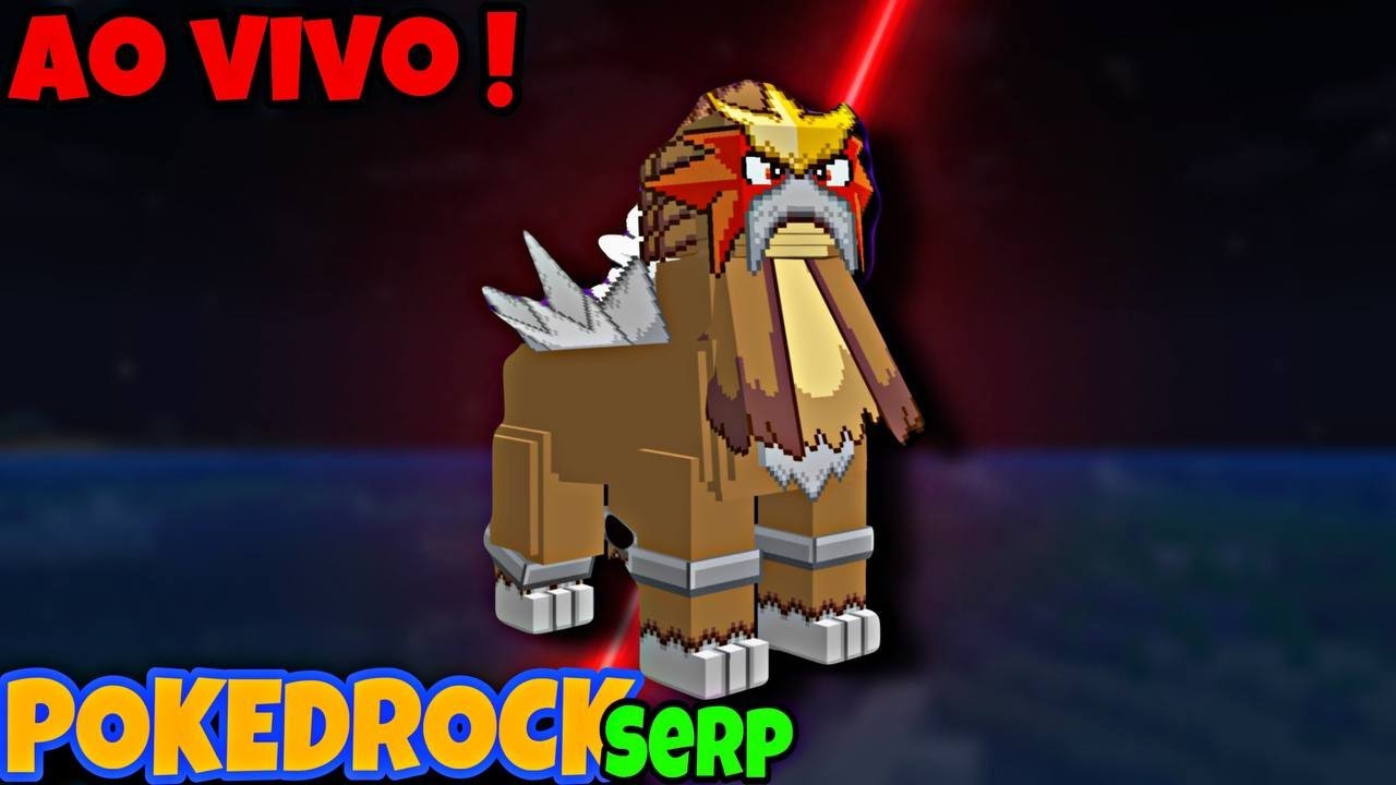 SERA QUE CONSEGUIREMOS O ENTEI ?! EM BUSCA DA POKEDEX AO VIVO - POKEIRON - ADDON (POKEDROCK SERP)