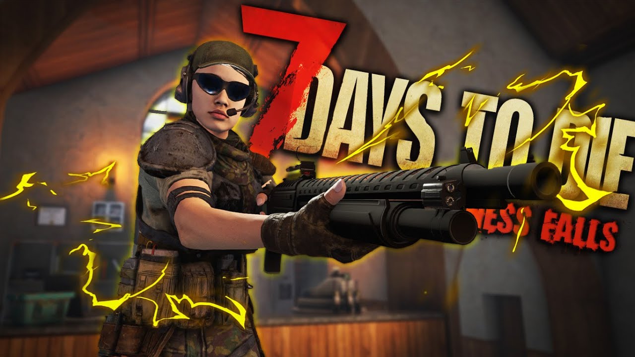 【7DTDMOD】一撃確殺の”コイルショットガン”でデモニック大量クエストを攻略せよ！「7DTD ダークネスフォールス V1」実況プレイ #23