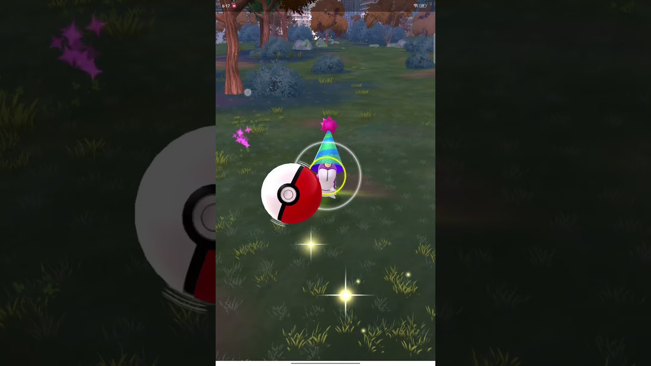 Shiny Costume Wurmple is very Cute #pokemon #pokemoncollectiondmoonshinypokemon