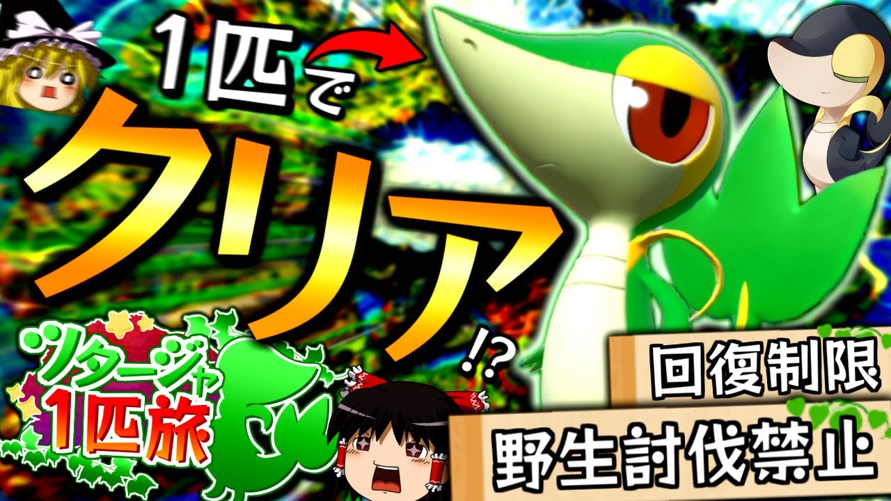 【ポケモンSV】ツタージャ1匹(+縛り)でポケモンSVをクリアする #1【ゆっくり実況】