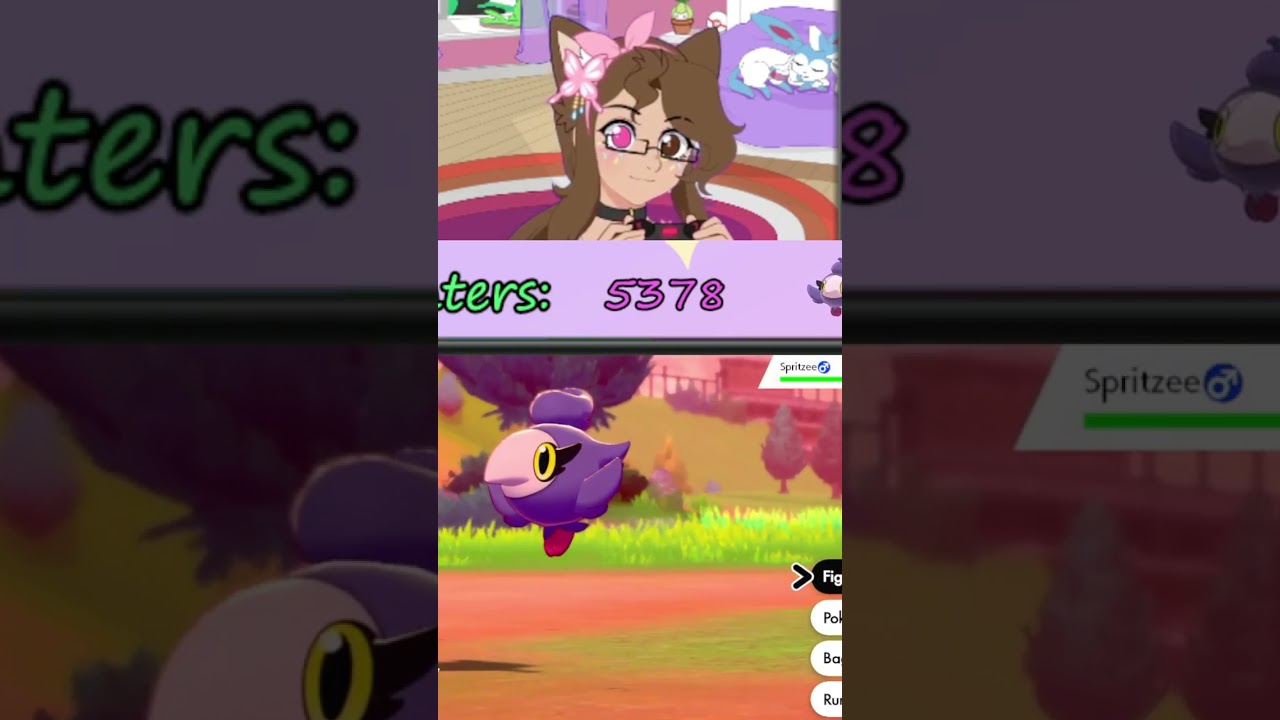 Shiny Spritzee finally! | #sophiawearsglasses on #Twitch