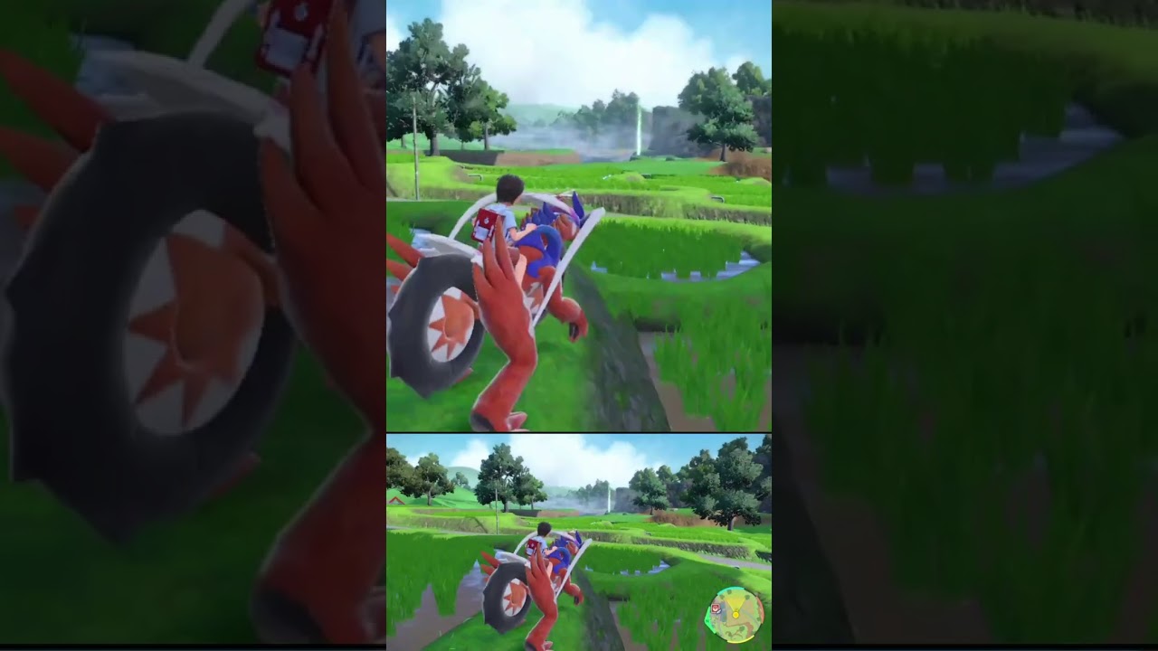 戦うフリをして逃げ出す ヤンヤンマ #shorts #ポケモンsv #碧の仮面 #碧の円盤