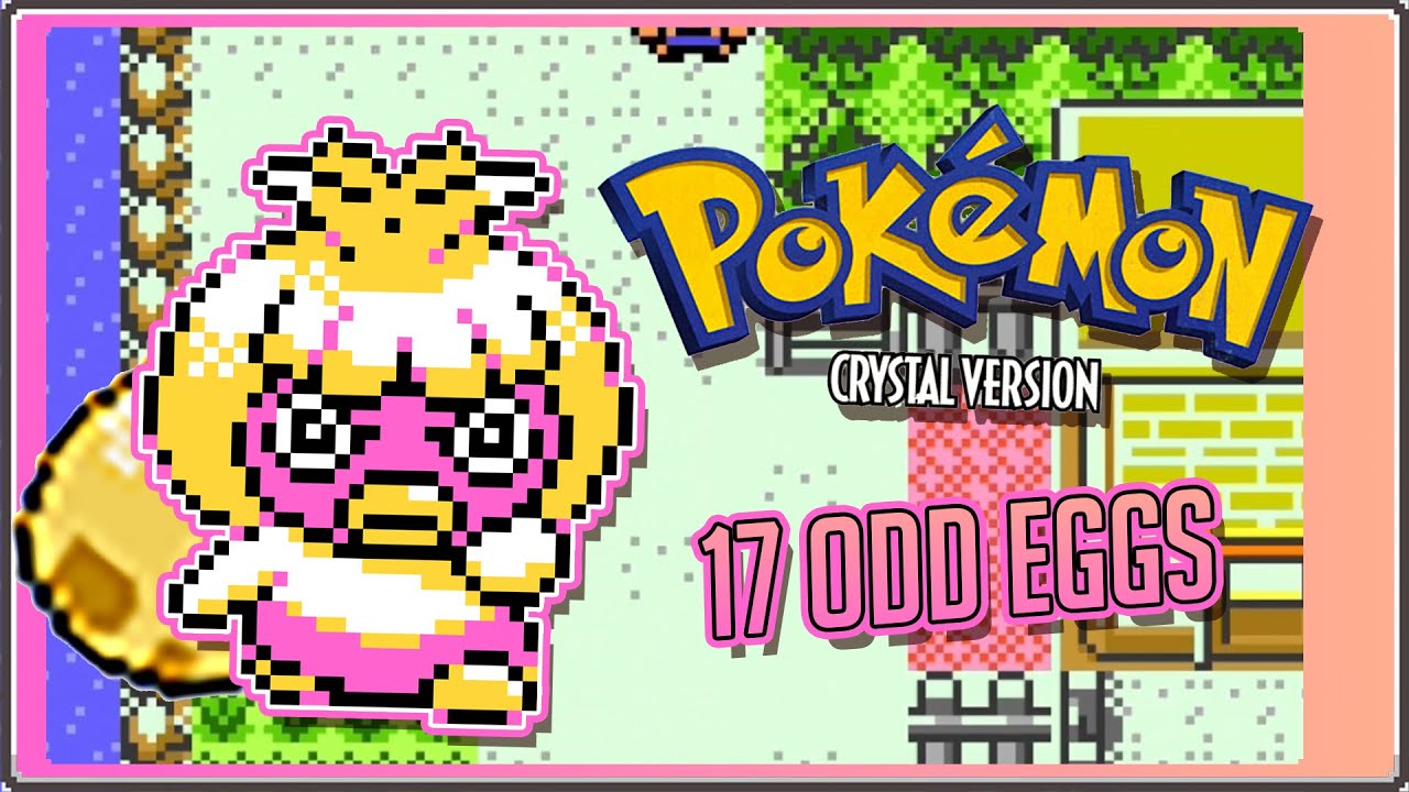 Live Shiny Smoochum (+3 others!) in Pokemon Crystal after 17 Odd Eggs