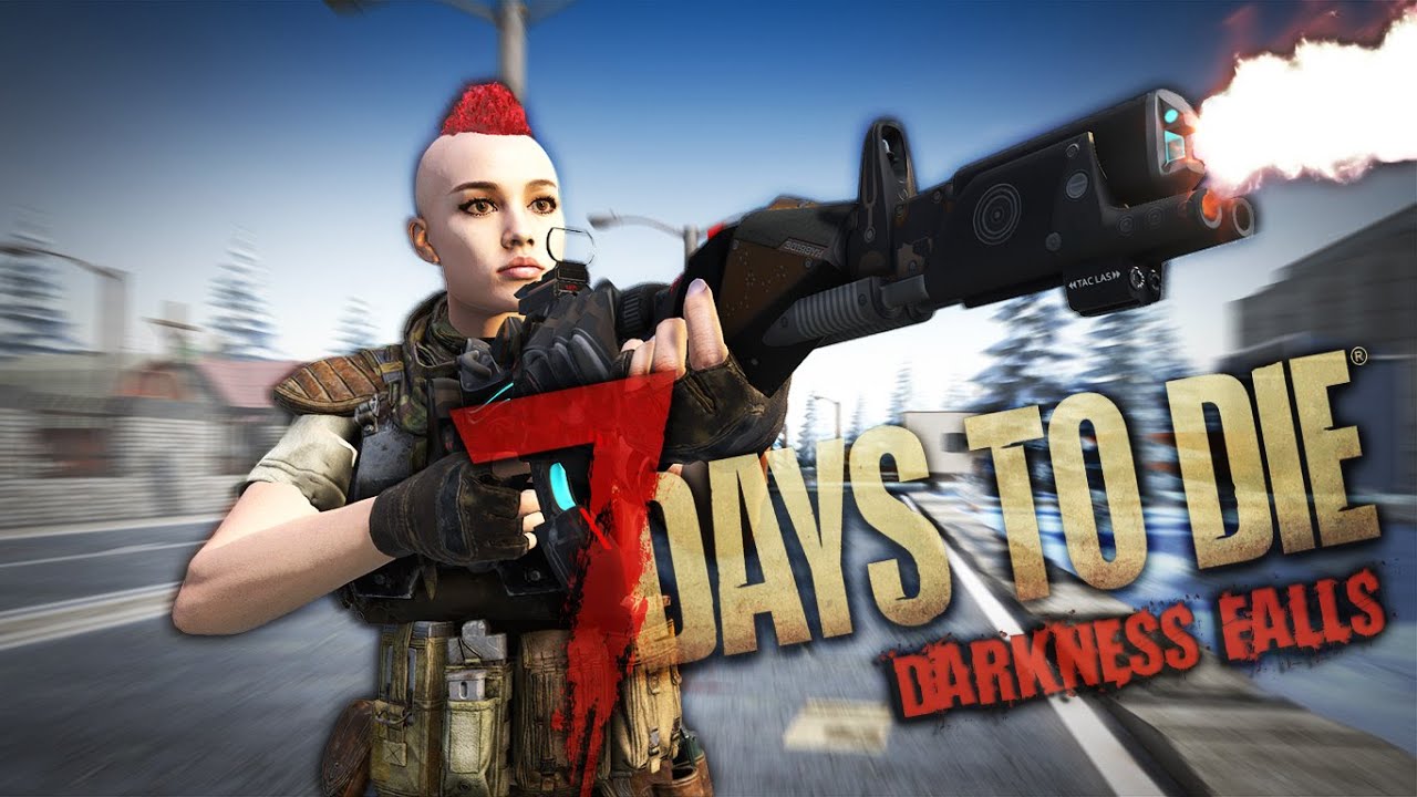 【7DTDMOD】激レア改造パーツで進化した”コイルスナイパー”がマジで最強すぎるwww「7DTD ダークネスフォールス V1」実況プレイ #25