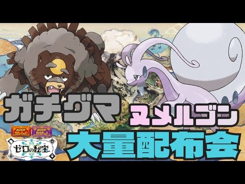ヒスイヌメルゴンやガチグマ等ポケモン大量配布交換会 配布ポケモンは概要欄へ　ポケモンsv