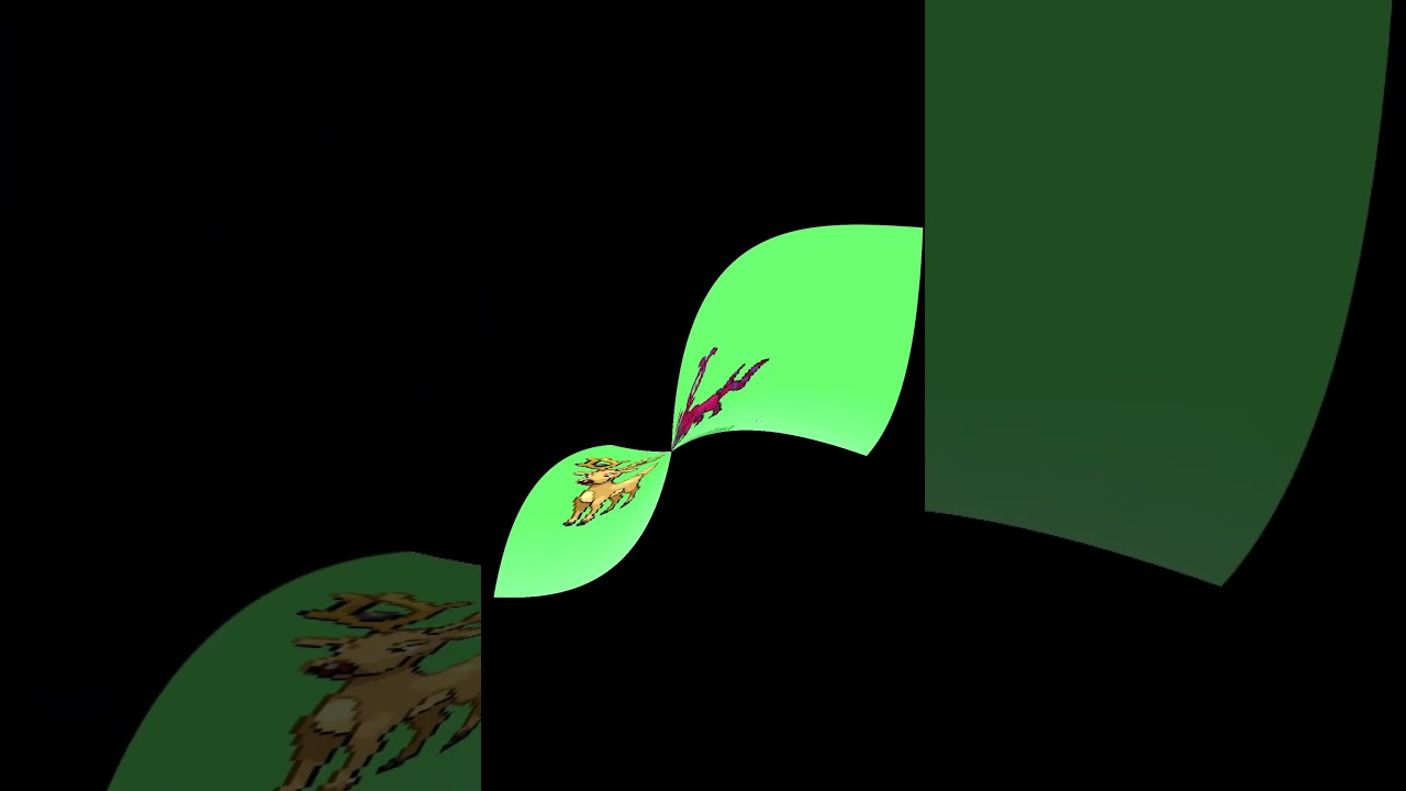 #shorts   Stantler + Scolipede + Exeggcute + Unown  #pokemon #fusion