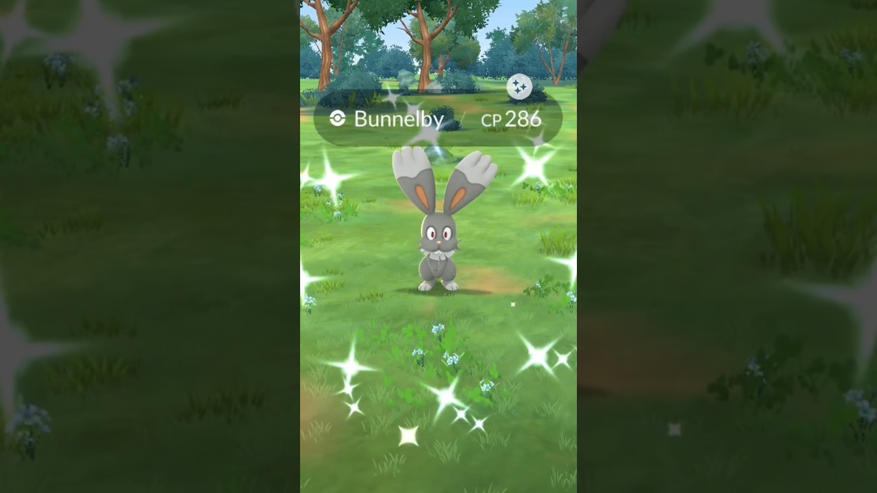 🫠Wow Shiny ✨Bunnelby In Pokemon Go! #pokmongo #pokemon #ポケモン go