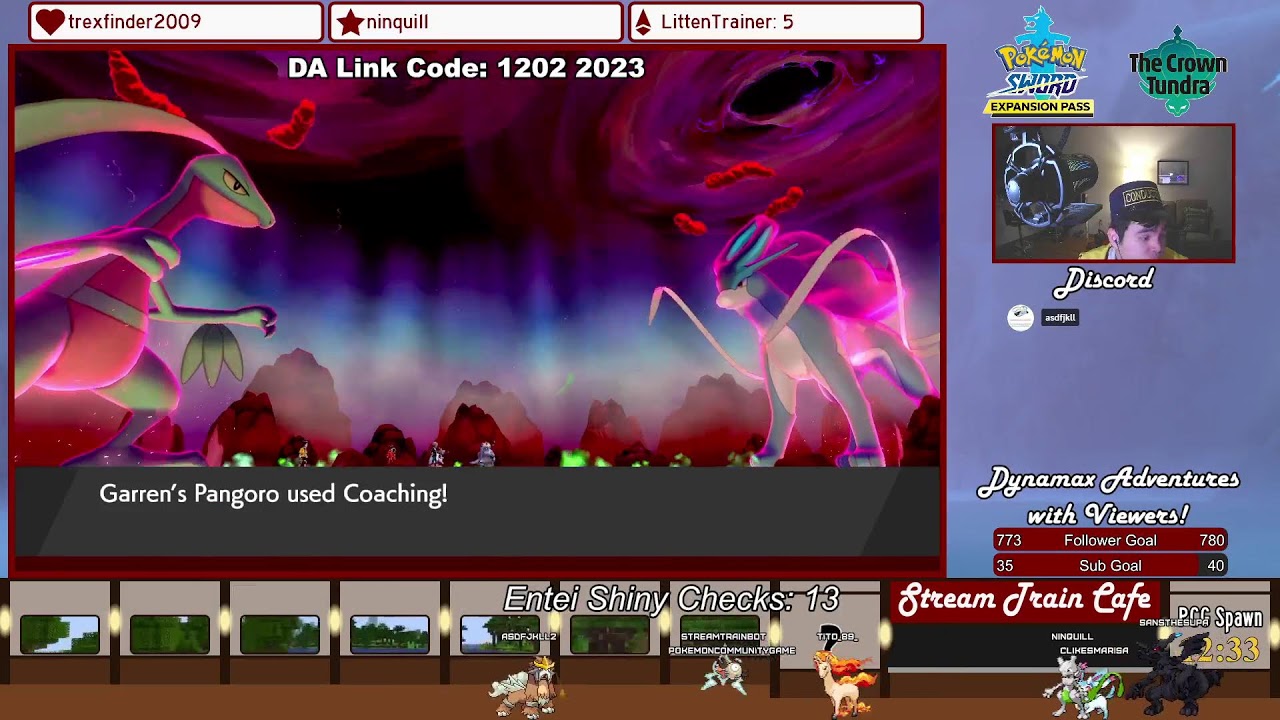 Suicune Dynamax Adventures Shiny Hunting w/ Viewers!