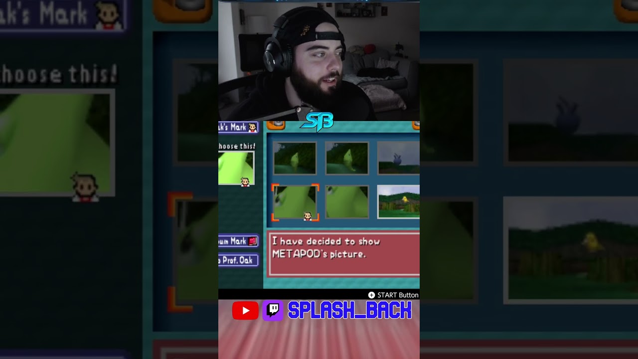Front CAM Metapod! #pokemon #pokemonsnap #twitchclips #streamer #shorts #fyp #retrogaming
