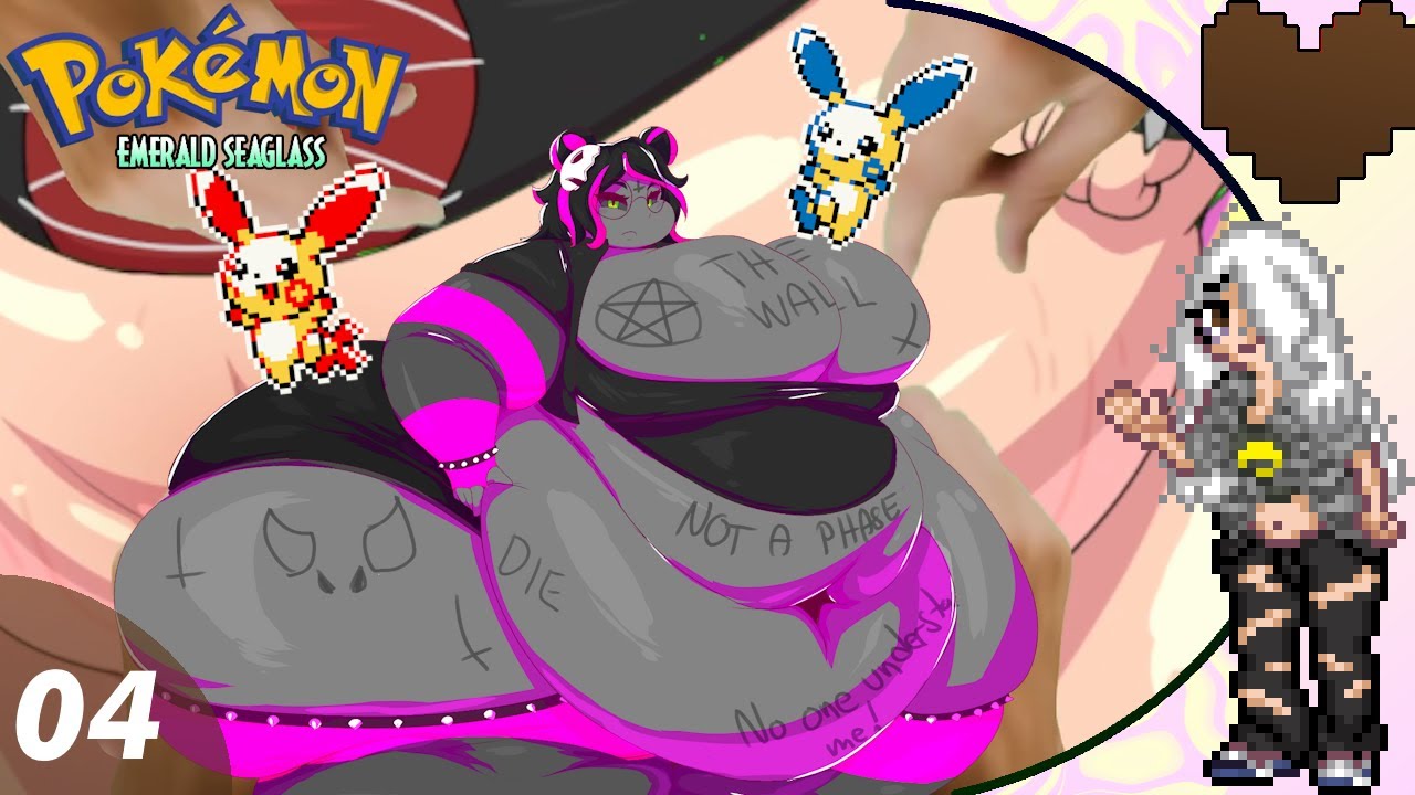 Tummy Pokin Plusle & Mammary Munchin Minun - Pokemon Emerald Sea Glass PT 04 (Flamie)