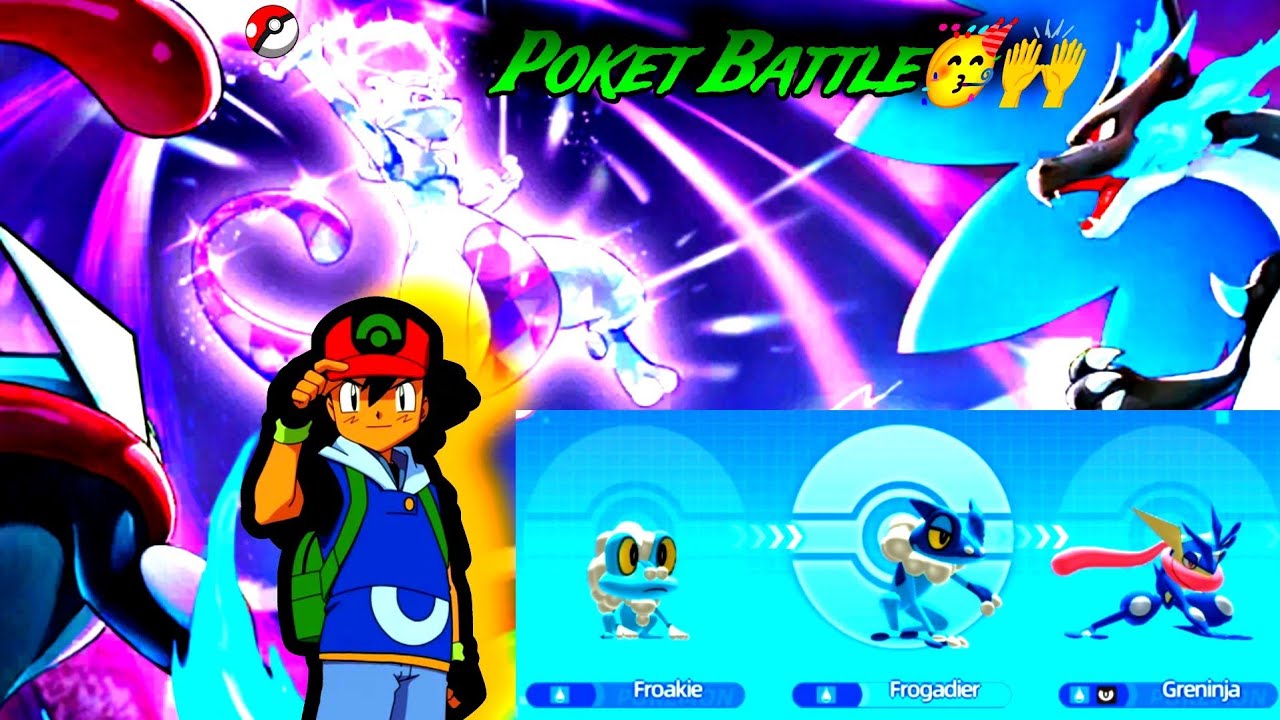 Finally Froakie Evolves into Frogadier | Pocket Battle Gameplay | Pokémon, i choose you! Pika-Pika🔥