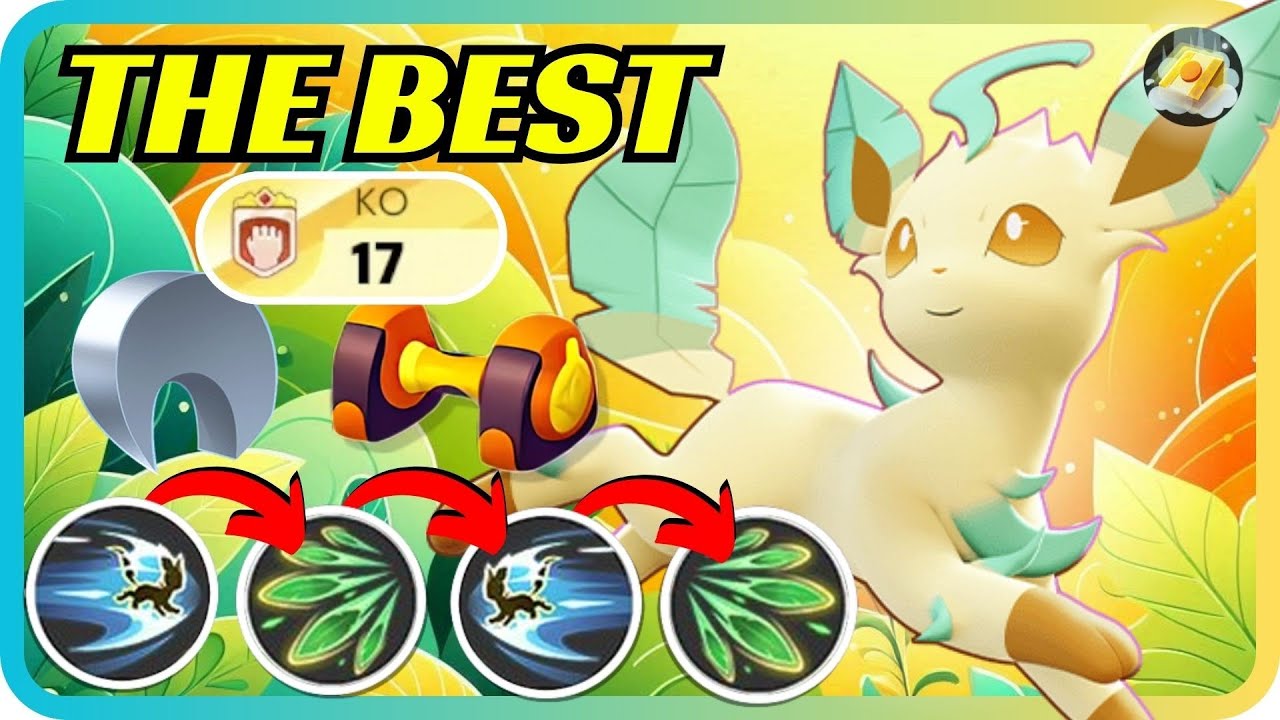 How To Play Leafeon Like Pro's | Pokemon Unite