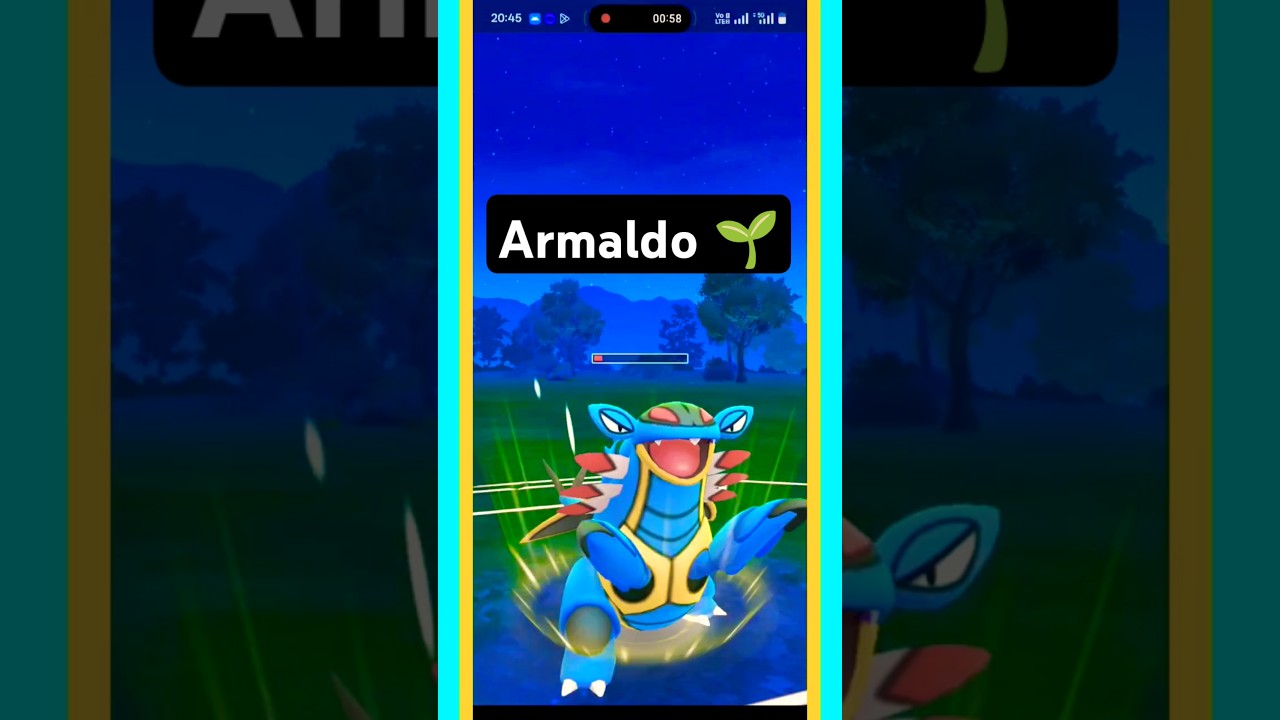 Armaldo 🌿 Arcanine 🔥 Shiny ✨ Zoroark 😈 ! Pokemon Go 🌈 ! #shorts #battleleague #pvpbattles