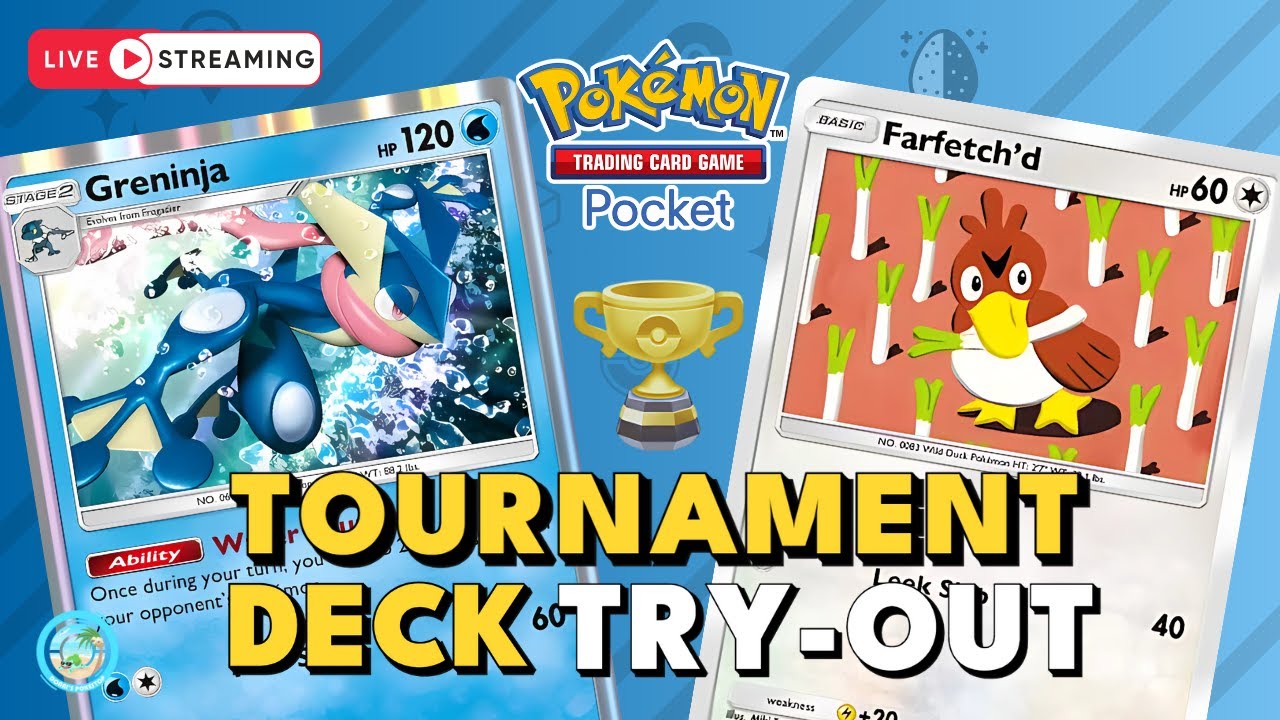 Pokemon Pocket Farfetch'd and Greninja? #live #pokemon #pokemonpocket
